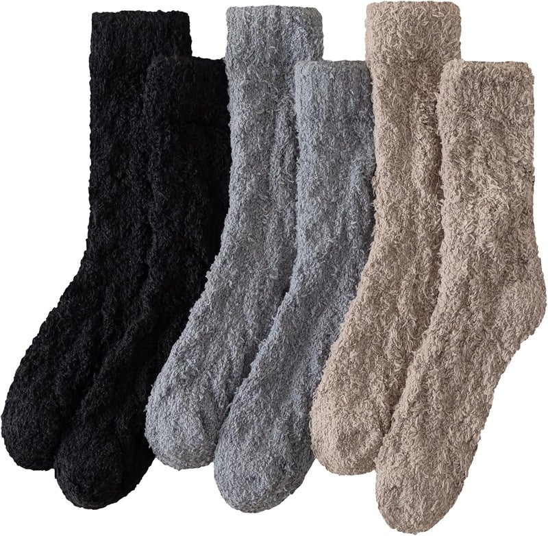 Premillow Womens Fuzzy Socks Fluffy Socks Women Winter Cozy Sock Warm Slipper Home Sleeping Sock for Women - Image 1
